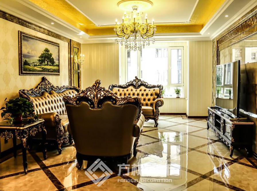 金地名京裝修實(shí)景案例-方林裝飾