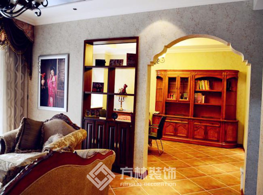 華潤橡樹灣裝修實景案例-方林裝飾