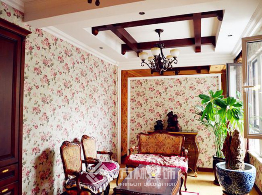 華潤橡樹灣裝修實景案例-方林裝飾