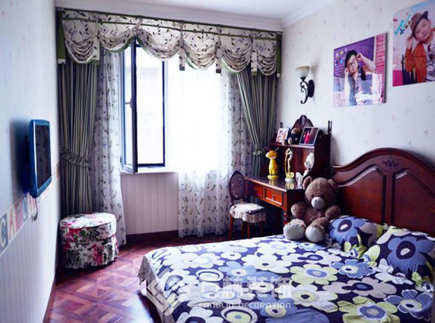 華潤橡樹灣裝修實景案例-方林裝飾