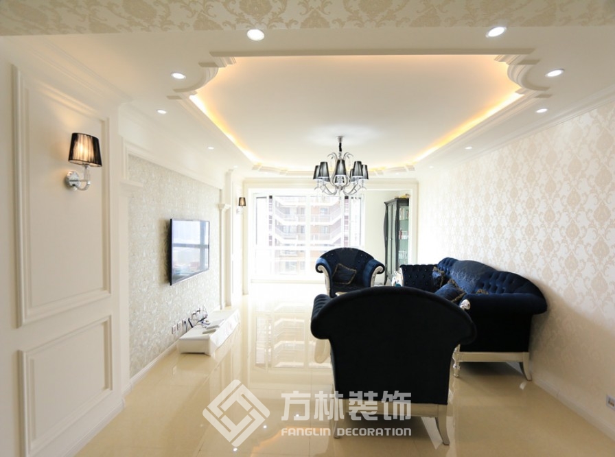 鑫豐雍景豪城裝修實(shí)景案例-方林裝飾