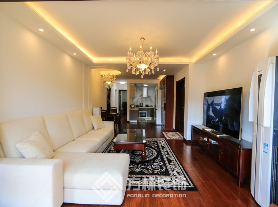 華潤橡樹灣裝修實景案例-方林裝飾