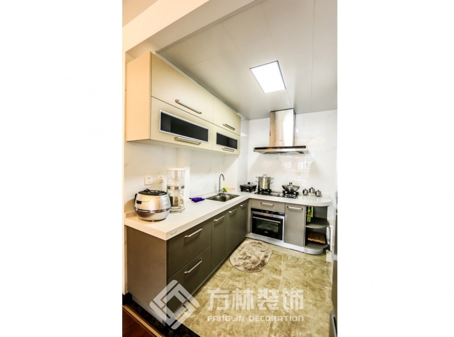 華潤橡樹灣裝修實景案例-方林裝飾