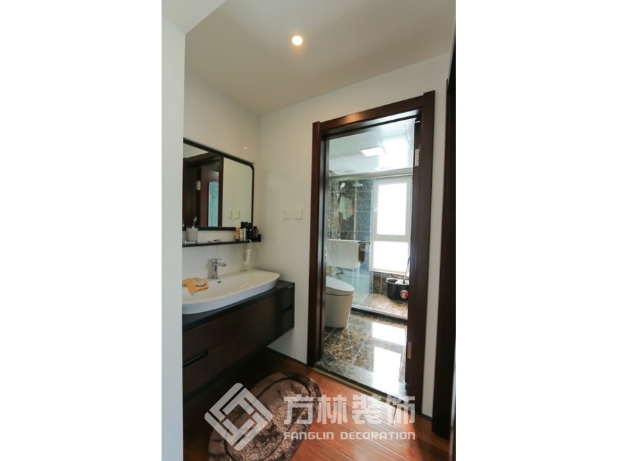 華潤橡樹灣裝修實景案例-方林裝飾