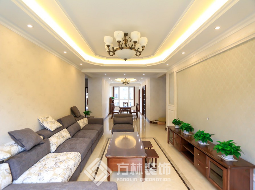 華發(fā)嶺南薈裝修實景案例-方林裝飾