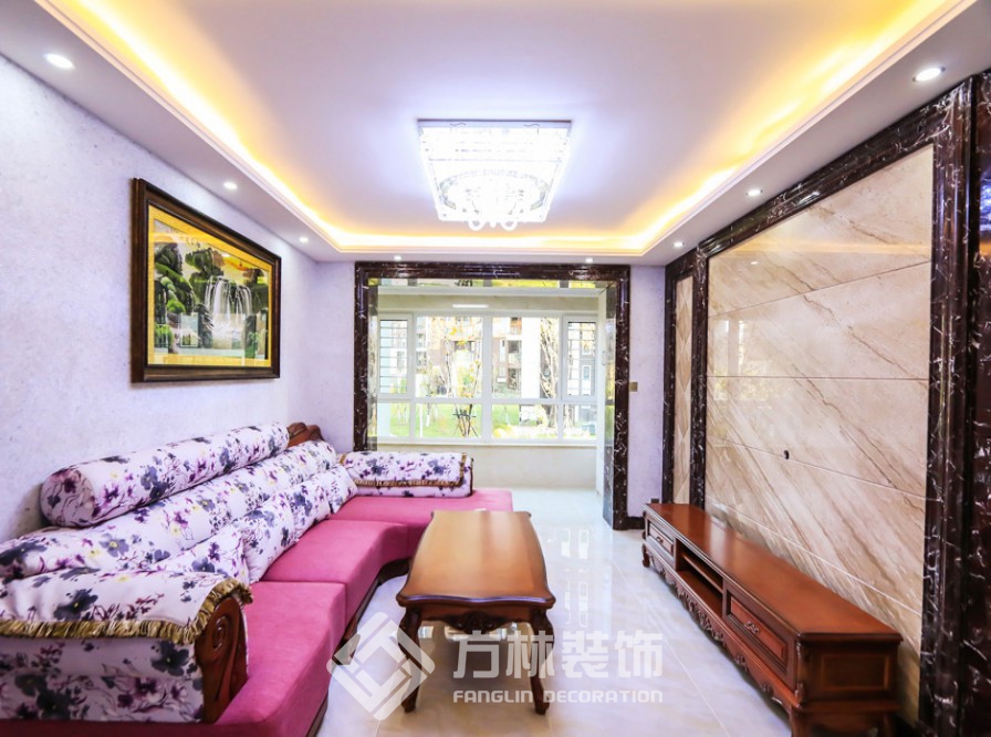 首創(chuàng)國(guó)際城裝修實(shí)景案例-方林裝飾