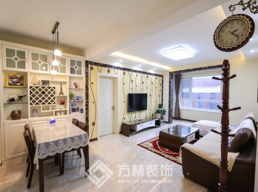 保利海上五月花裝修實(shí)景案例-方林裝飾