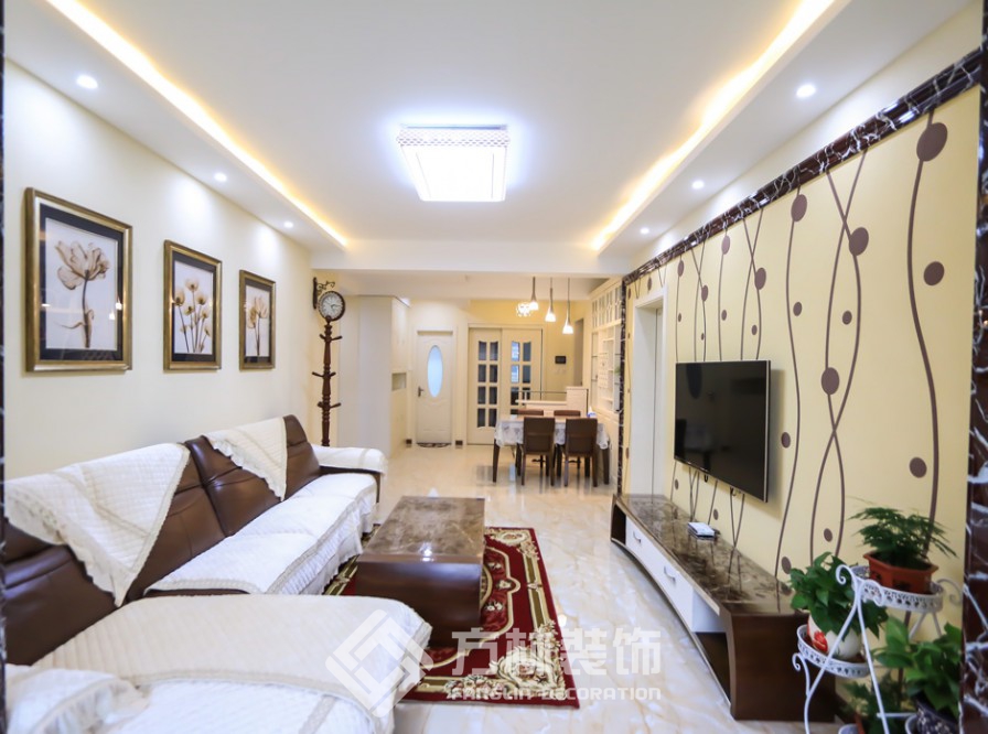 保利海上五月花裝修實(shí)景案例-方林裝飾