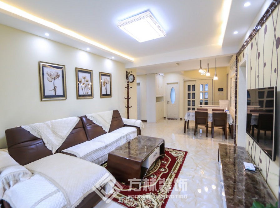 保利海上五月花裝修實(shí)景案例-方林裝飾