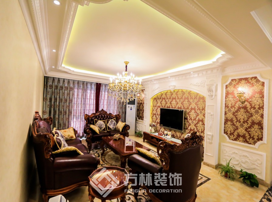 華潤橡樹灣裝修實景案例-方林裝飾