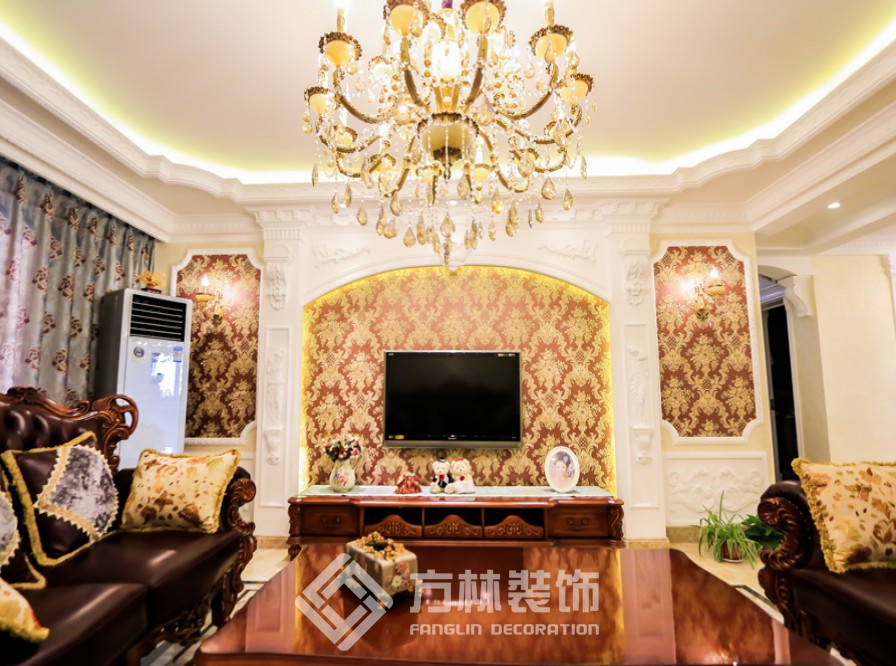 華潤橡樹灣裝修實景案例-方林裝飾