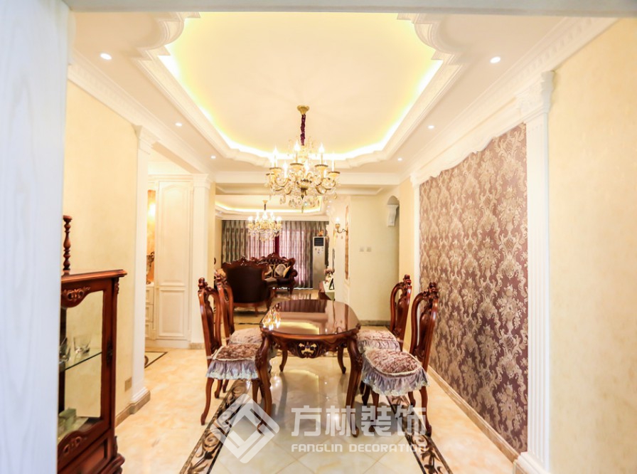 華潤橡樹灣裝修實景案例-方林裝飾